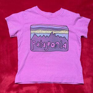 Patagonia 2T Baby Graphic T-Shirt Pink
